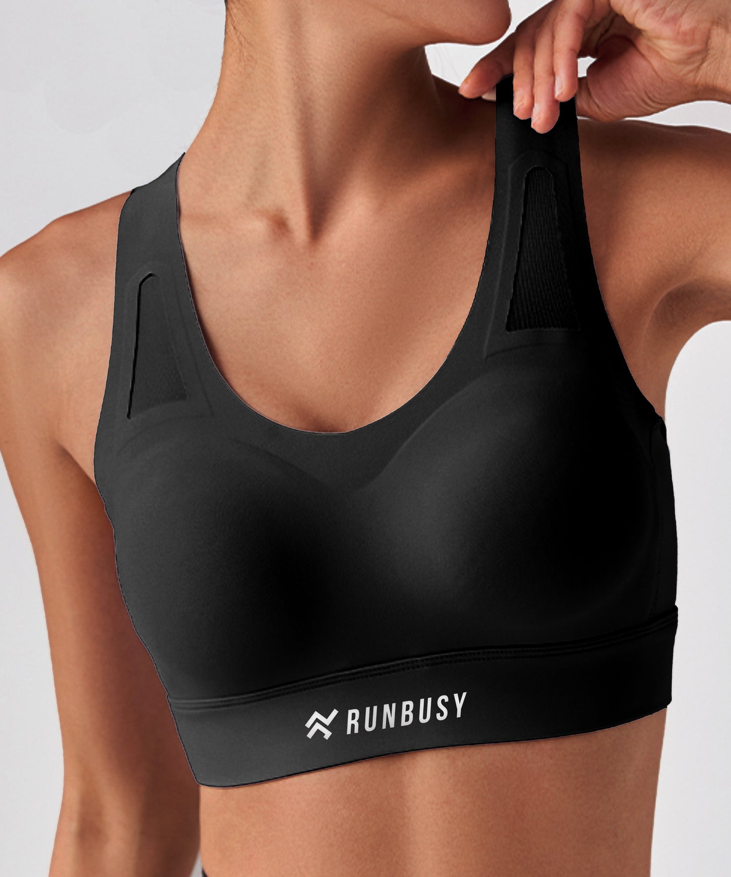 Runbusy Track Ventilated Women's High-Support Padded Sports Bra